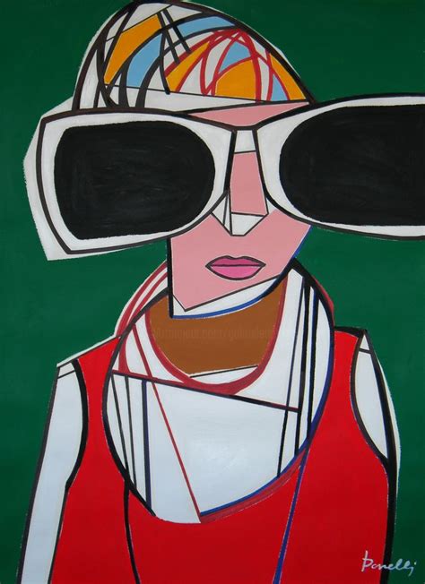 Portrait Of Peggy Guggenheim Painting By Gabriele Donelli Artmajeur