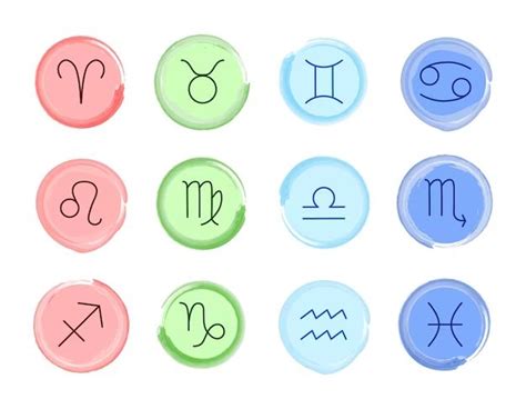 What are the colors for each zodiac signs?