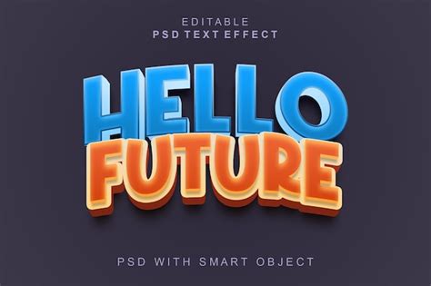 Premium PSD | A cover for a computer game called hello future