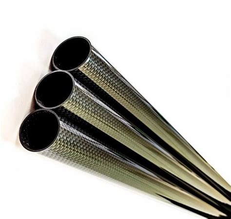 High Strength Waterproof Leak Resistant Solid Round Shape Carbon Fiber Pipe At Best Price In