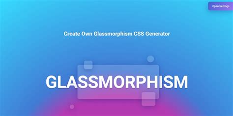 Top Css Glass Effect Generators For Web Designers Css Author