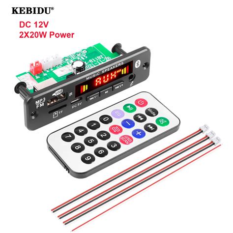 W Kebidu Bluetooth Mp Player Decoder Board W V Amplifier