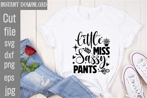 Little Miss Sassy Pants Svg Cut File Graphic By Simacrafts · Creative Fabrica