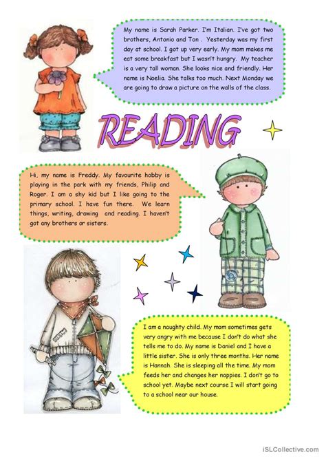 Reading Reading For Detail Dee English Esl Worksheets Pdf And Doc