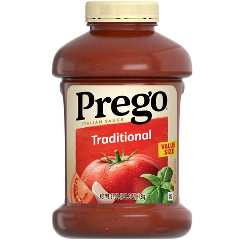 Prego Traditional Spaghetti Sauce 67 Oz Jar