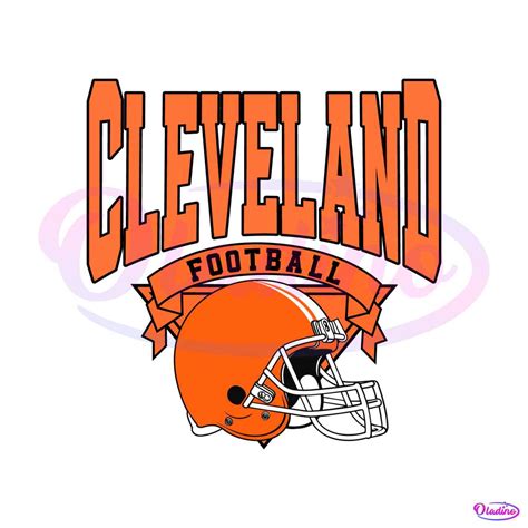 Cleveland Football Helmet NFL Team SVG