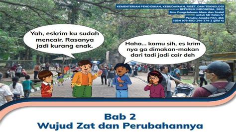 Soal Ipas Kelas 4 Sd Kurikulum Merdeka Kunci Jawaban Bab 2 Wujud Zat