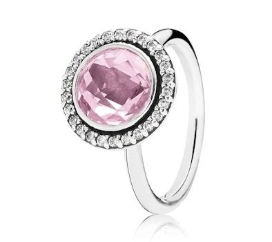 Pandora Statement Sparkling Pink Ring - FaveThing.com