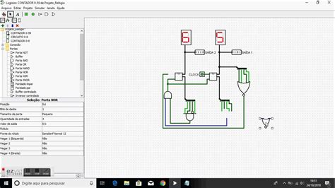 LOGISIM TUTORIAL Super fácil CONTADOR 01 até 12 e 00 até 23 YouTube