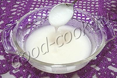 Сахарная глазурь, рецепт приготовления