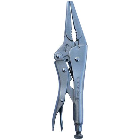 BENCHMARK 9" Locking Long Nose Pliers | Home Hardware