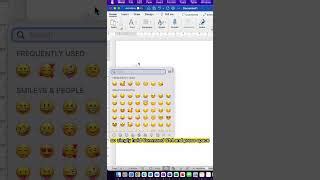 How To Add Type Emoji In Microsoft Word Emoticons In Word Excel