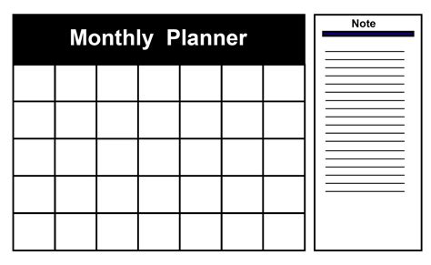 Download Free Monthly Planner Templates {PDF, Excel, Word}