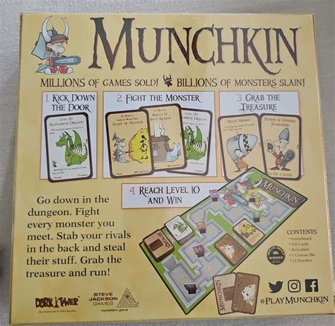 Munchkin Deluxe Board Game New Sealed Sjg Steve Jackson