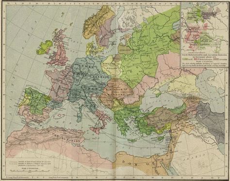 Segundo De Sociales Mapa Europa Siglos Xii Xiii