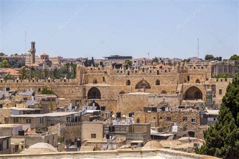 Jerusal N Israel De Junio De Antiguas Calles Y Edificios En