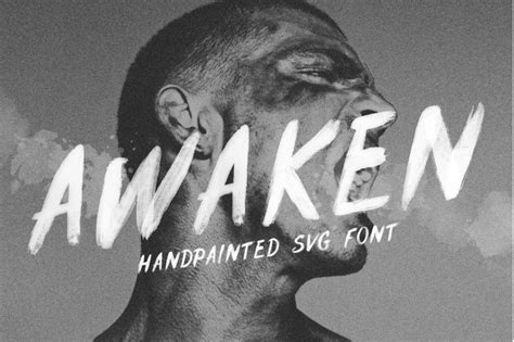 Hand Drawn Brush Svg Awaken Font By Tomatstudio Thehungryjpeg