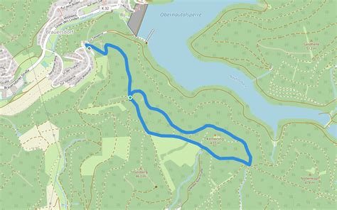 Obernautalsperre Circular Route A Hiking Trail Netphen Nordrhein