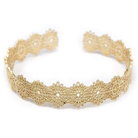 Lace Design Cuff Bracelet Gold Tone Gold Bracelet Cuff Open Cuff