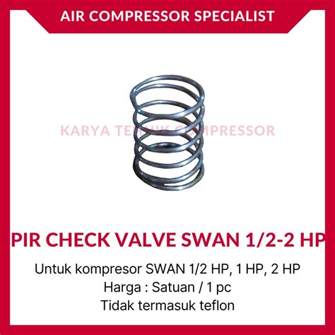 Jual Pir Per Veer Isi Check Valve Kompresor Udara SWAN 1 2 HP 1 HP 2 HP