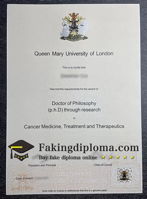 QMUL Degree, Queen Mary University of London Diploma. | Buy Fake ...