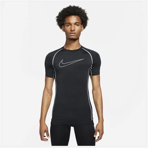 Nike Pro Top Dri Fit Black White