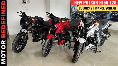 All New Bajaj Pulsar N150 All Colors And Finance Scheme Price And Emi