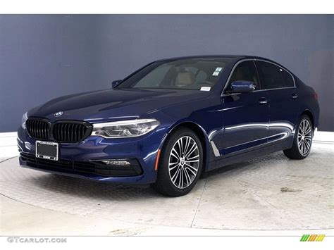 2017 Mediterranean Blue Metallic Bmw 5 Series 540i Sedan 139454812 Photo 12