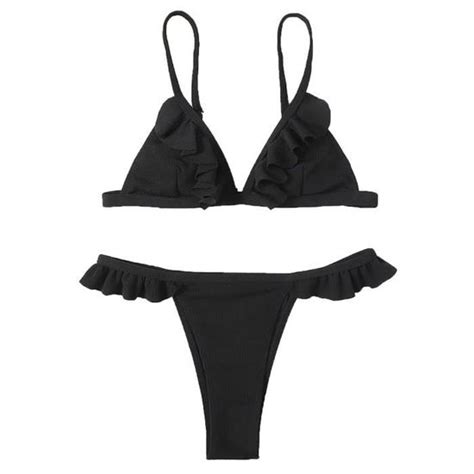 Bikini Maillot de bain une pièce sexy pour femmes Noir Cdiscount Prêt