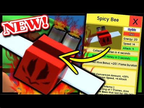 HOT NEW SPICY BEE MYTHIC LEAK All Stats Abilities Roblox Bee