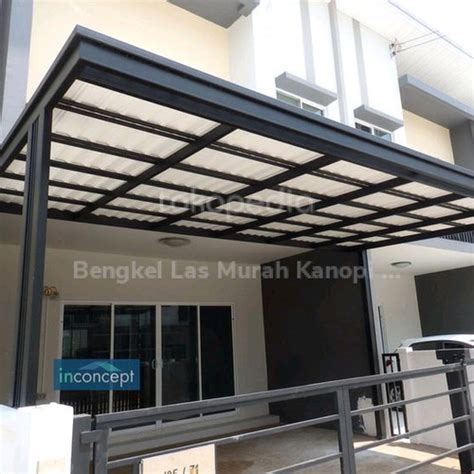 Jual Canopy Alderon Besi Galvanis Kanopi Atap Alderon Anti Panas