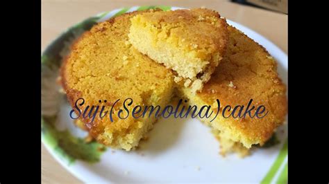 Semolina Cake Recipe Eggless Rava Cake Soft Suji Cake Youtube