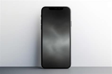 Premium AI Image | a black phone with a black case that says phone on it.