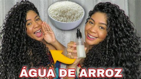 ÁGUA DE ARROZ FAZ O CABELO CRESCER MUITO YouTube