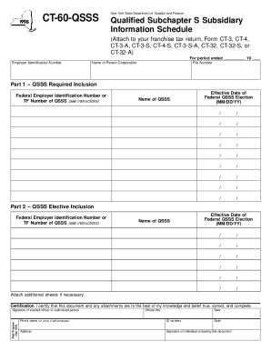 Fillable Online Instructions For Forms CT 3 S And CT 3 S ATT New York