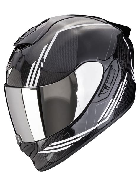 Kask integralny Scorpion Exo 1400 Evo II Carbon Air Reika czarno biały