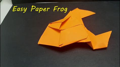 Origami Jumping Frog How To Make A Paper Frog That Jumps High And Far