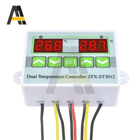 Zfx St Dc V V Temperature Controller Dual Thermostat Controller