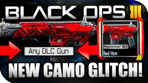 New Camo Glitch For Any Dlc Weapon In Black Ops 3 Tutorial Dlc Weapon Camo Glitch Bo3