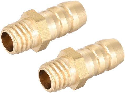 Amazon Uxcell Brass Fitting Connector Metric M Male To Barb Fit