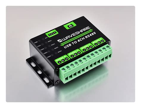 Industrial Usb To 4ch Rs485 Converter Multi Protection Circuits Alum