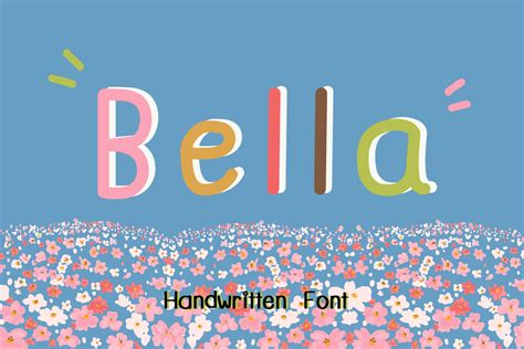 Bella Font By Foam Design Store · Creative Fabrica