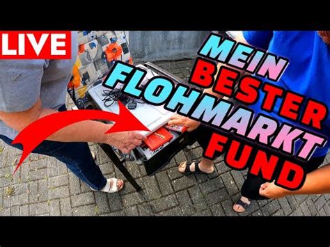 LIVE Flohmarkt Action Mein Bester Fund Hofflohmarkt Trödelmarkt