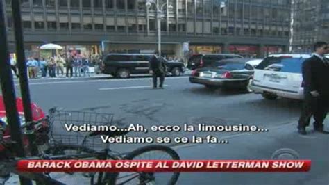 Obama Letterman Le Battute Pi Divertenti Video Sky