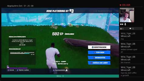 Dazugeh Riger Stream Solo Duo Squad Abo Zocken Endlich Minty