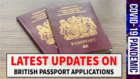 British Passport Applications And Processing Update Hm Passport Office Youtube