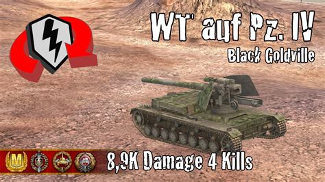 Waffentr Ger Auf Pz Iv K Damage Kills Wot Blitz Replays Youtube