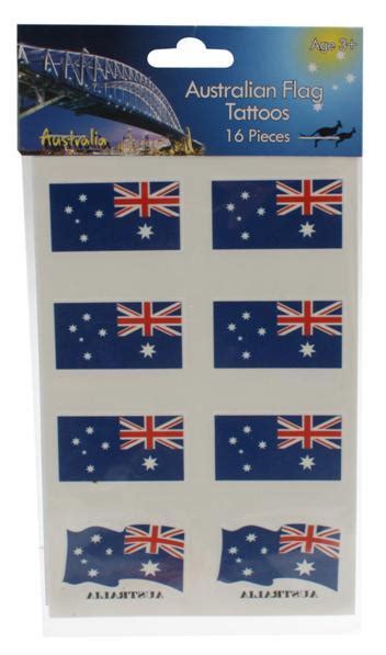 Tattoos aussie acp australian flag 16 pieces