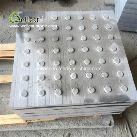 Natural Stone G654 Darker Grey Granite Risen Tile Tactile Paving