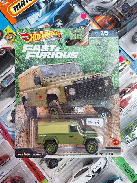 Hot Wheels Land Rover Defender 110 Fast Furious Car Culture Premium Hobbies Toys Toys